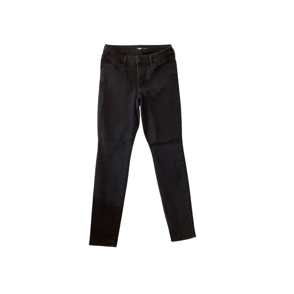 Old Navy Women's Pop Icon Skinny Black Jeans Size 10 Tall - Gently Worn -667